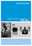 Sennheiser MX W1 Instruction manual