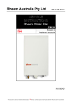 Rheem TM039 Specifications