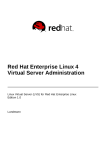 Red Hat LINUX VIRTUAL SERVER 4.7 - ADMINISTRATION Installation guide