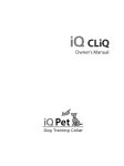 Dogtra iQ Owner`s manual