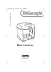 DeLonghi 5725110000 F350 Instruction manual