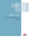 RAD Data comm MiRICi-E3T3 Specifications