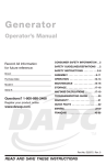 DeVillbiss Air Power Company D25572 Operator`s manual