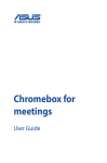 Asus Chromebox for meetings User guide