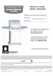 Char-Broil 463246909 Product guide
