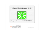 Cisco LightStream 1010 Specifications