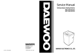 Daewoo DWF-6688 Service manual