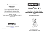 Quantum Qflash T4d Operating instructions