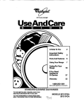 Whirlpool SF317PCA Specifications