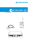 Sennheiser 300 IEM - 12-03 Specifications
