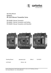 Sartorius Master series Specifications