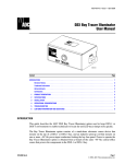 ADC ADCP-80-412 User manual