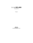 D-Link DFL-600 Installation guide