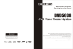 Curtis DVD5036 Instruction manual