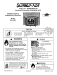 Quadra-Fire 3100-I Owner`s manual