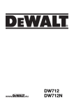DeWalt DW712N Technical data