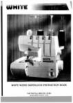 White W2500 Superlock Instruction manual