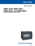 Extron electronics DMS 3600 User guide