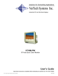 Sharp VT19B-PW User`s guide