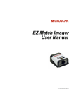 Microscan EZ Match Imager User manual