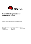 Red Hat ENTERPRISE LINUX 5 - DEPLOYMENT Installation guide