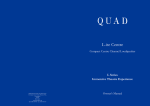 QUAD L-ite Satellite Owner`s manual