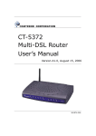 Comtrend Corporation WR-5882 User`s manual