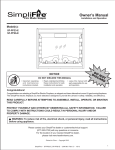 SimpliFire SF-PP23-E Owner`s manual