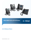 Mitel 6800i Series Installation guide