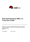 Red Hat Enterprise MRG 1.3 Tuna User Guide