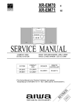 Aiwa XR-EM70 Service manual