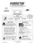 Quadra-Fire 5100I-GD-B Operating instructions