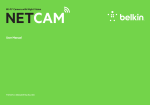 Belkin NetCam User manual