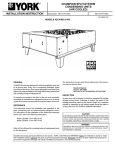 HCA INSTALLATION INSTRUCTION