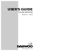 Daewoo 103FH User`s guide