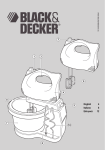 Black & Decker M300 Instruction manual