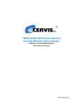 Cervis TM70 Installation manual