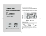Sharp XL-UH240 Operating instructions