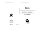 Minolta Di350 Service manual