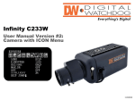 Digital Watchdog Infinity C233W User manual