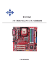 MSI G52-M7031X1 Instruction manual