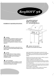 Berghoff K 1024A-KC3 Operating instructions