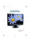 eMachines E181H User guide