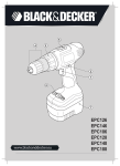 Black & Decker EPC126 Instruction manual
