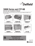 Delfield CTP8146-NB Installation manual
