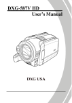 DXG DXG-587V User`s manual