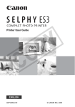 Canon SELPHY ES3 CDP-E063-010 User guide