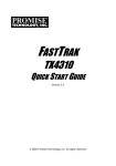 Promise Technology FastTrak TX4310 User manual