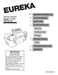 Eureka 1040 Series Specifications