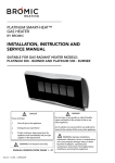 Bromic Heating Platinum 500 Service manual